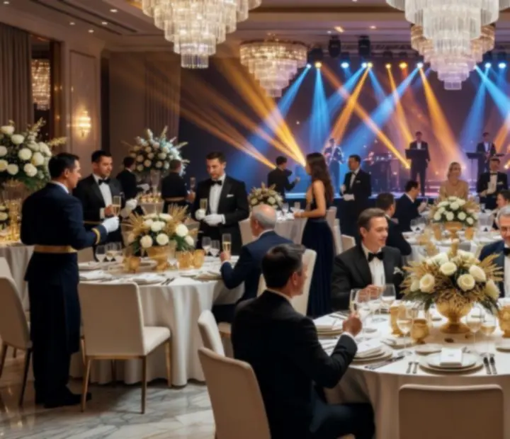 Ekskluzywna gala firmowa z kasynową strefą rozrywki